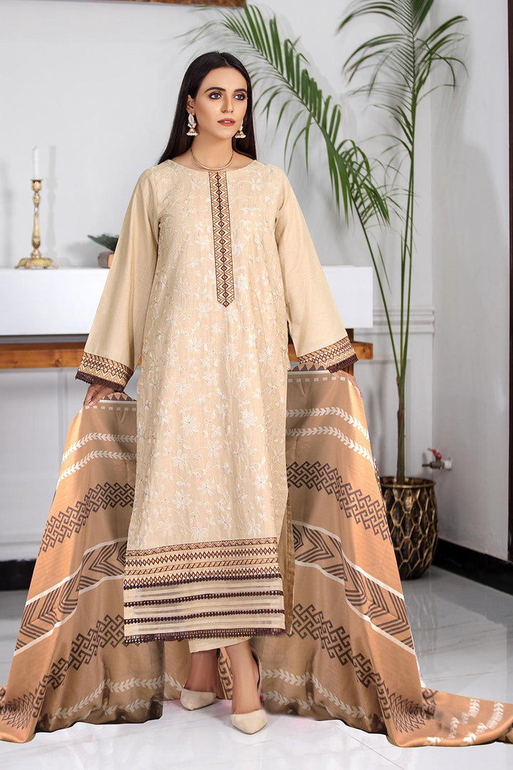 KEC-18 - SAFWA KEVA EMBROIDERED KHADDAR COLLECTION SAFWA | Dresses | Pakistani Dresses | Dress Design