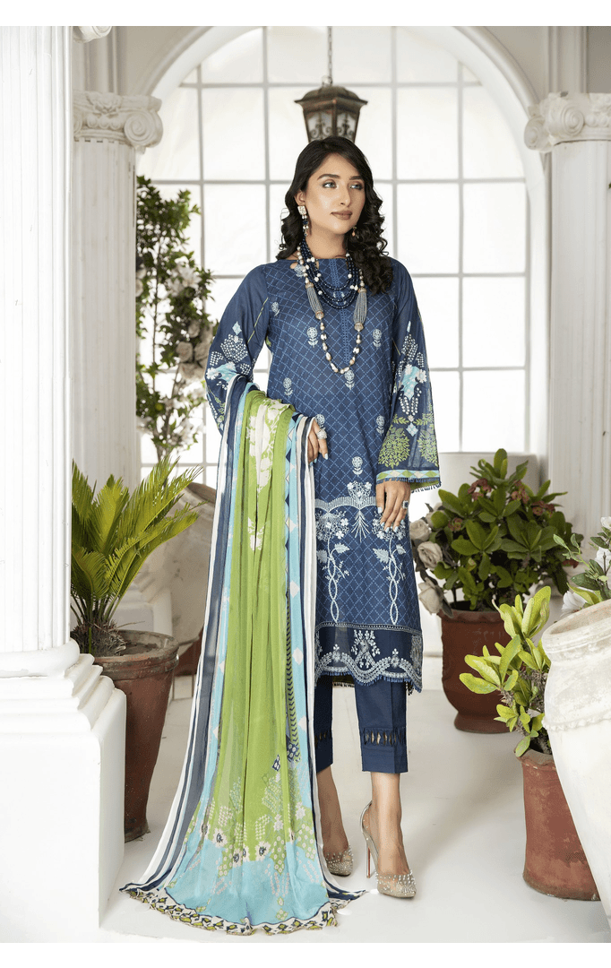 SCE-01 - SAFWA CLASSIC 3-PIECE EMBROIDERED COLLECTION Dresses | Dress Design | Shirts | Kurti