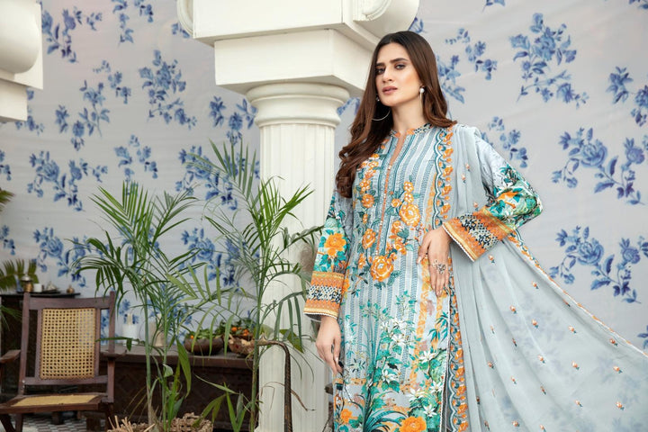 SY-20 - YANFA COLLECTION Vol 3 2021 - Three Piece Suit-SAFWA -SAFWA Brand Pakistan online shopping for Designer Dresses