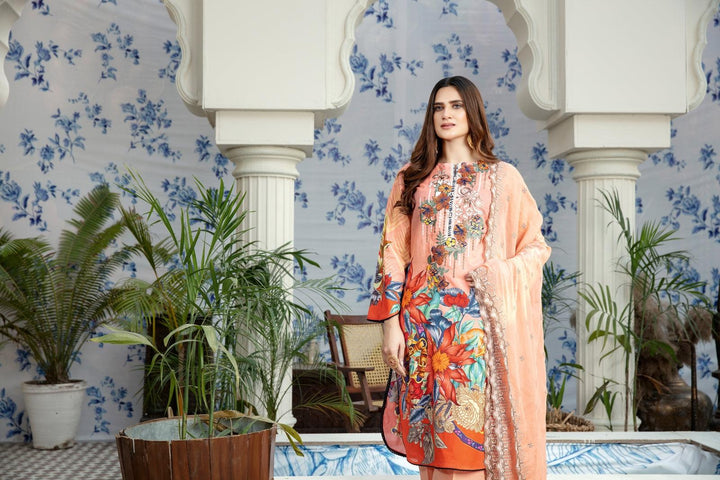SY-21 - YANFA COLLECTION Vol 3 2021 - Three Piece Suit-SAFWA -SAFWA Brand Pakistan online shopping for Designer Dresses