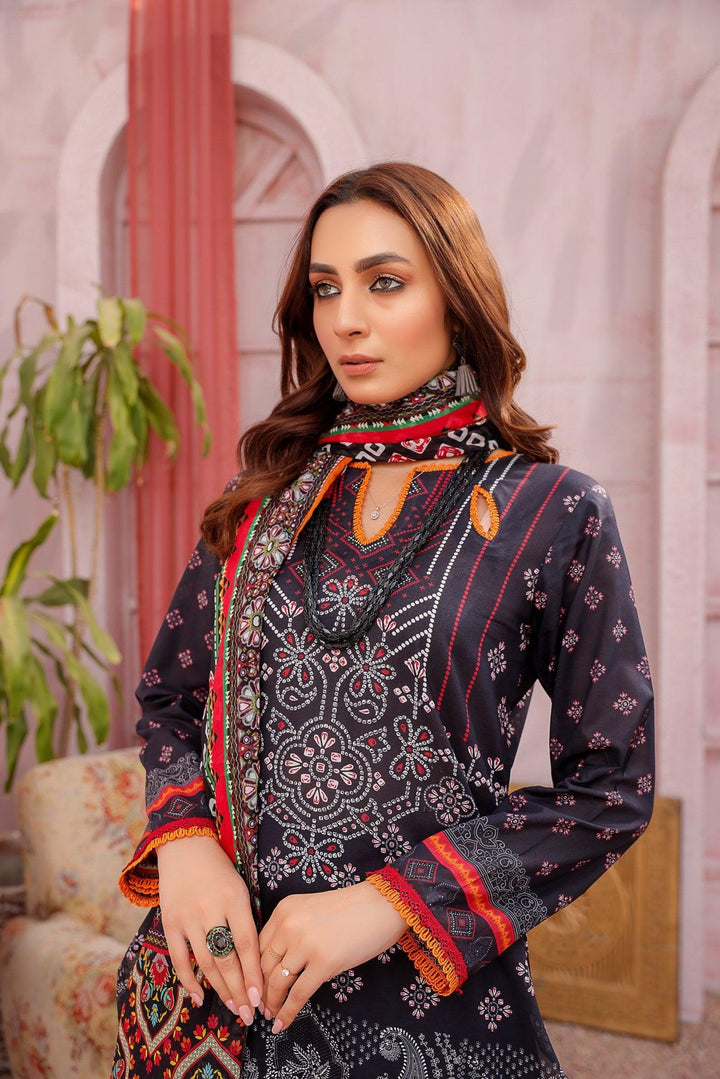 SPC-22 - SAFWA PRAHA COLLECTION 3 PIECE SUIT - Three Piece Suit-SAFWA -SAFWA Brand Pakistan online shopping for Designer Dresses | SAFWA | DRESS | DESIGN | DRESSES | PAKISTANI DRESSES