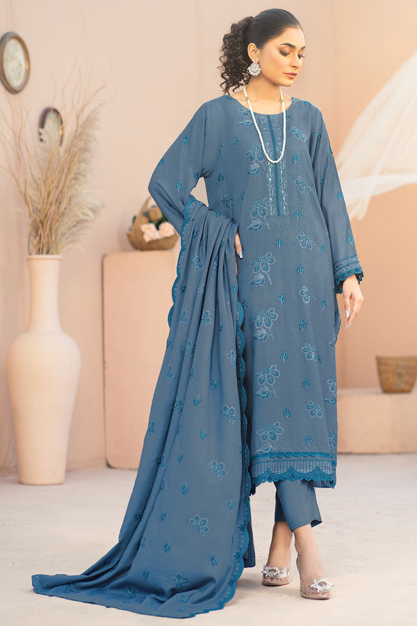 VCS-08 - SAFWA VINCA EMBROIDERED 3-PIECE COLLECTION VOL 01