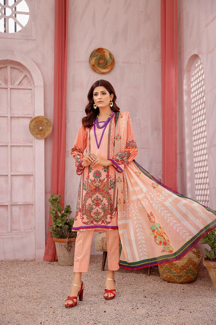 SPC-25 - SAFWA PRAHA COLLECTION 3 PIECE SUIT - Three Piece Suit-SAFWA -SAFWA Brand Pakistan online shopping for Designer Dresses | SAFWA | DRESS | DESIGN | DRESSES | PAKISTANI DRESSES