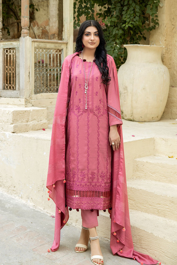 ZKC-07 - SAFWA ZINNIA EMBROIDERED 3-PIECE COLLECTION VOL 01