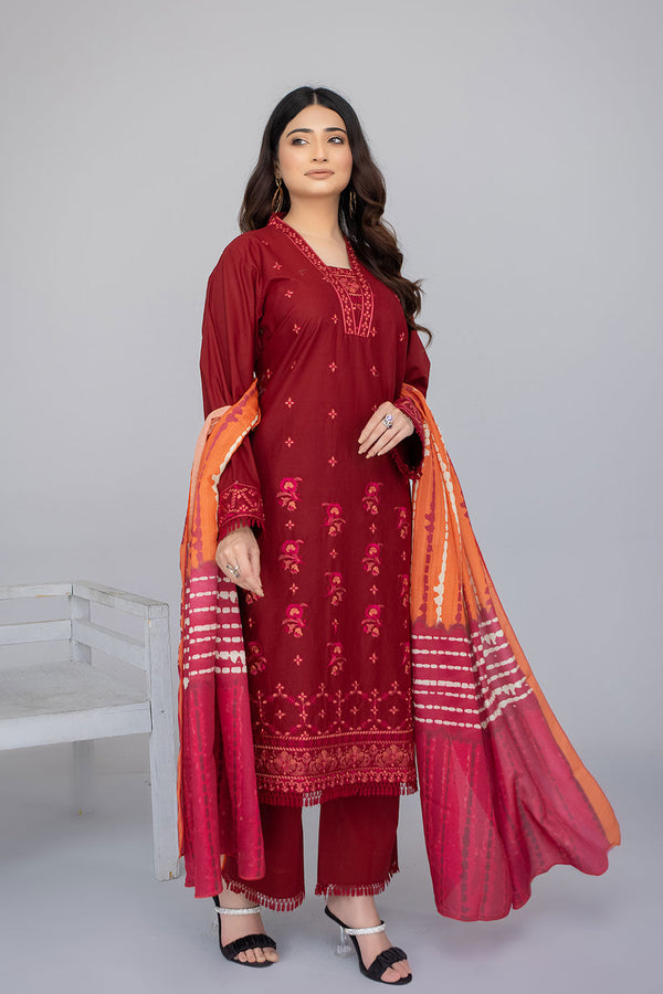 SEC-87 - SAFWA ETSY 3-PIECE EMBROIDERED COLLECTION VOL 07