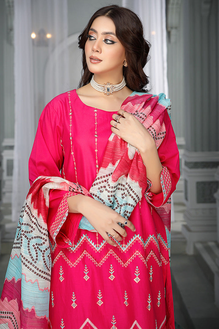 SEC-43 - SAFWA ETSY 3-PIECE EMBROIDERED COLLECTION VOL 03