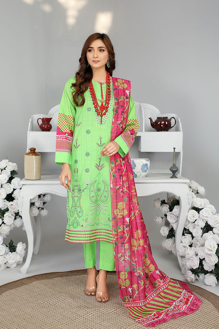 SBT-32 - SAFWA BOTANIC EMBROIDERED COLLECTION