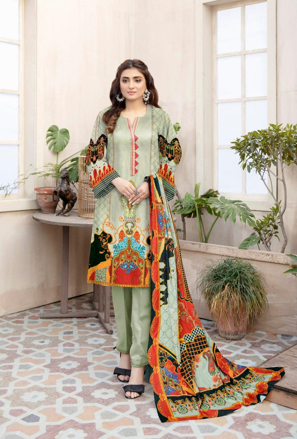 SB-358 - SAFWA DIGITAL PRINTS 3-PIECE COLLECTION VOL 09 Digital Printed 3-Piece Dress. Dresses | Dress Design | Pakistani Dresses | Online Shopping in Pakistan