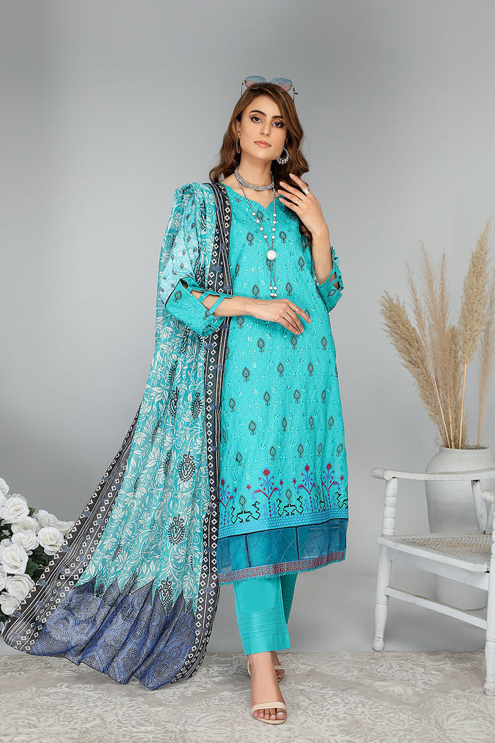 SBT-35 - SAFWA BOTANIC EMBROIDERED COLLECTION