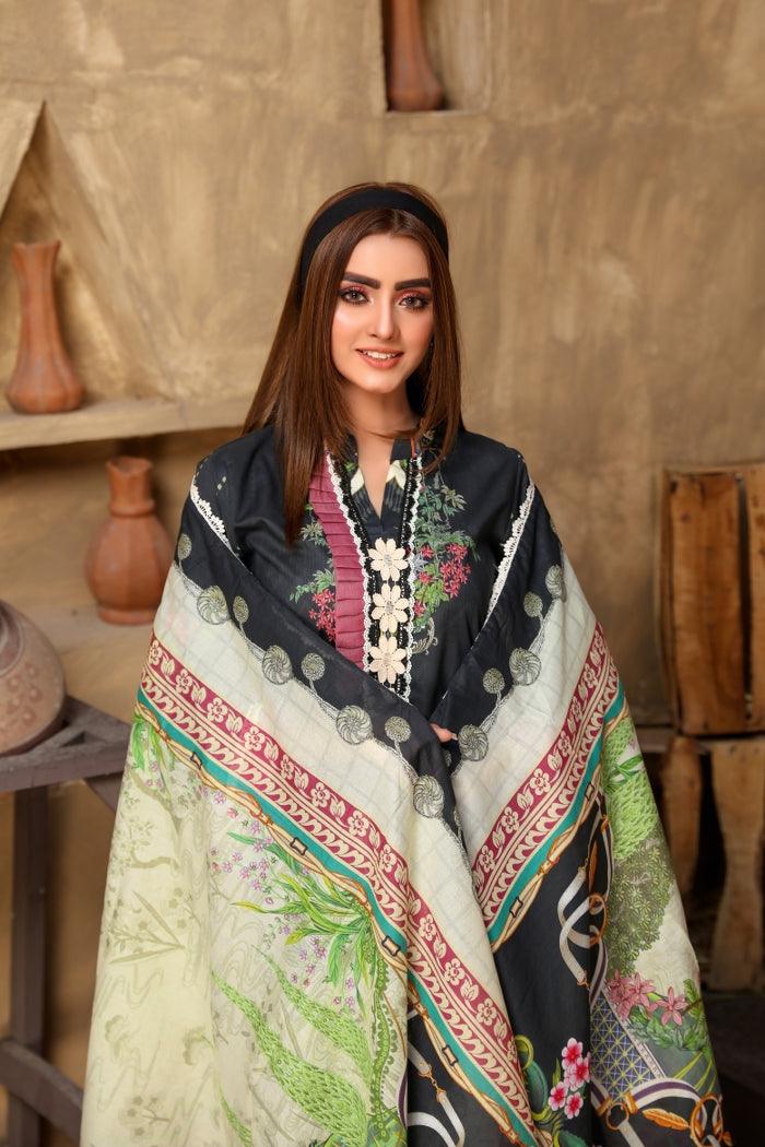 SPR-36 - SAFWA PRAHA COLLECTION 3 PIECE SUIT 2021 - Three Piece Suit-SAFWA -SAFWA Brand Pakistan online shopping for Designer Dresses| SAFWA| DRESS| DESIGN| DRESSES| PAKISTANI DRESSES