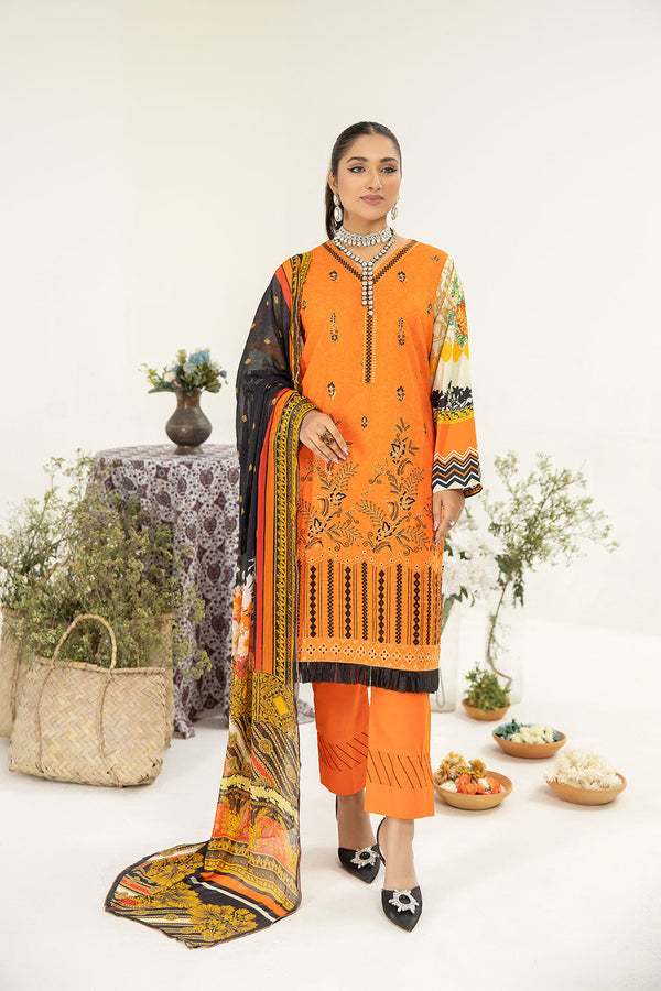 SBT-29 - SAFWA BOTANIC EMBROIDERED COLLECTION