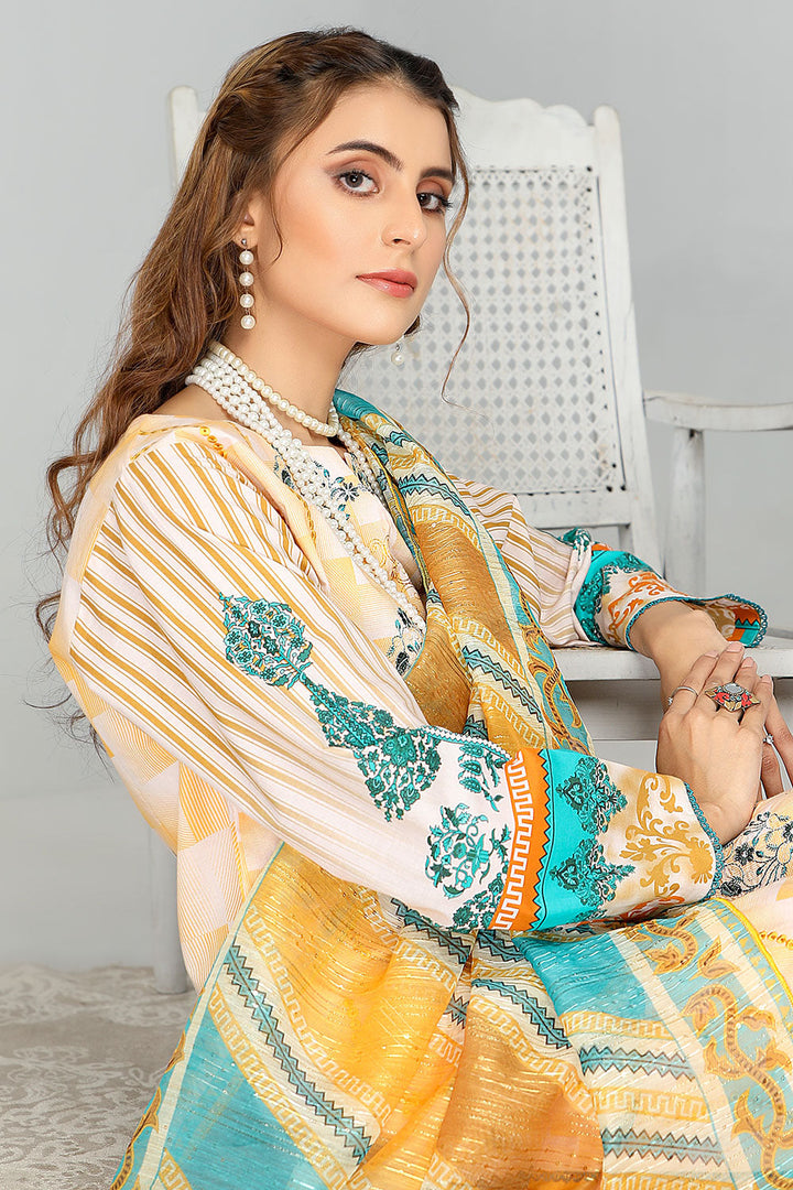 SBT-38 - SAFWA BOTANIC EMBROIDERED COLLECTION