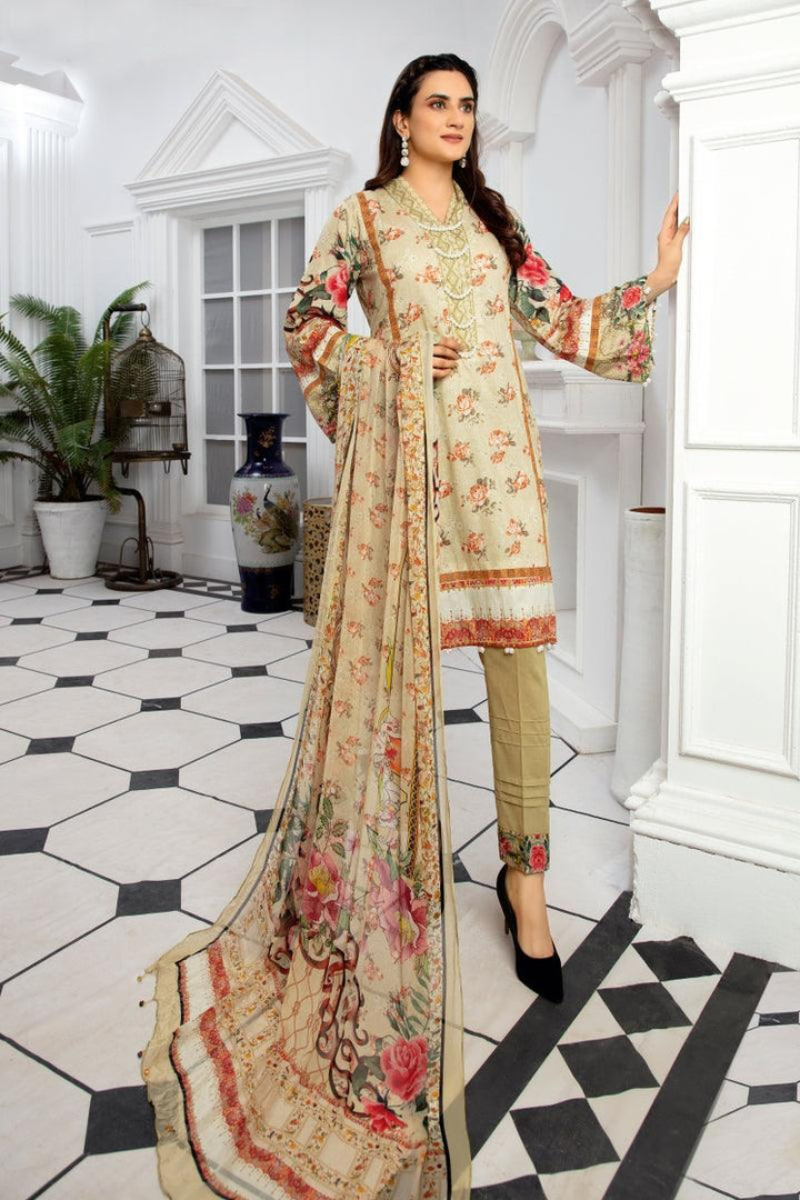 BL-38 - BELLA COLLECTION - 3 PIECE SUIT 2021-Three Piece Suit-SAFWA -SAFWA Brand Pakistan online shopping for Designer Dresses