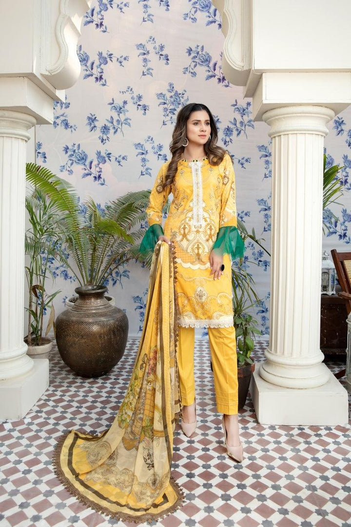 BL-038 - BELLA COLLECTION VOL 08 3 PIECE SUIT 2021-Three Piece Suit-SAFWA -SAFWA Brand Pakistan online shopping for Designer Dresses