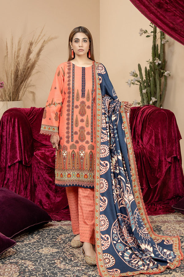 SMW-10 - SAFWA MALLOW KHADDAR 3 PIECE COLLECTION 2022  SAFWA | Dresses | Pakistani Dresses | Dress Design