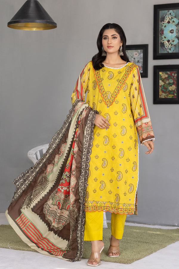 CHC-10 - SAFWA CHILL 3-PIECE EMBROIDERED COLLECTION VOL 01