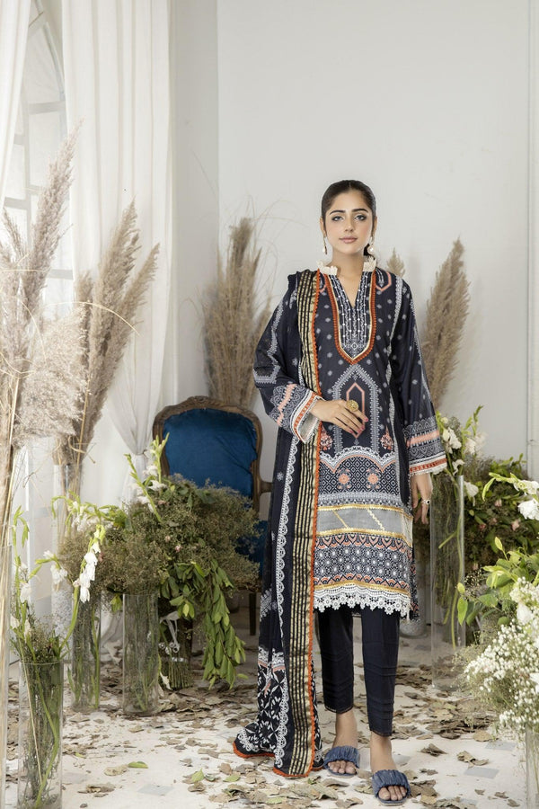 SPC-40 - SAFWA PRAHA COLLECTION 3 PIECE SUIT - Three Piece Suit-SAFWA -SAFWA Brand Pakistan online shopping for Designer Dresses | SAFWA | DRESS | DESIGN | DRESSES | PAKISTANI DRESSES