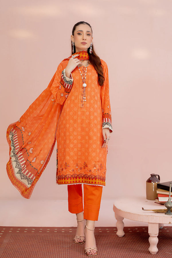 ACS-10 - SAFWA AMBER 3-PIECE EMBROIDERED COLLECTION VOL 01