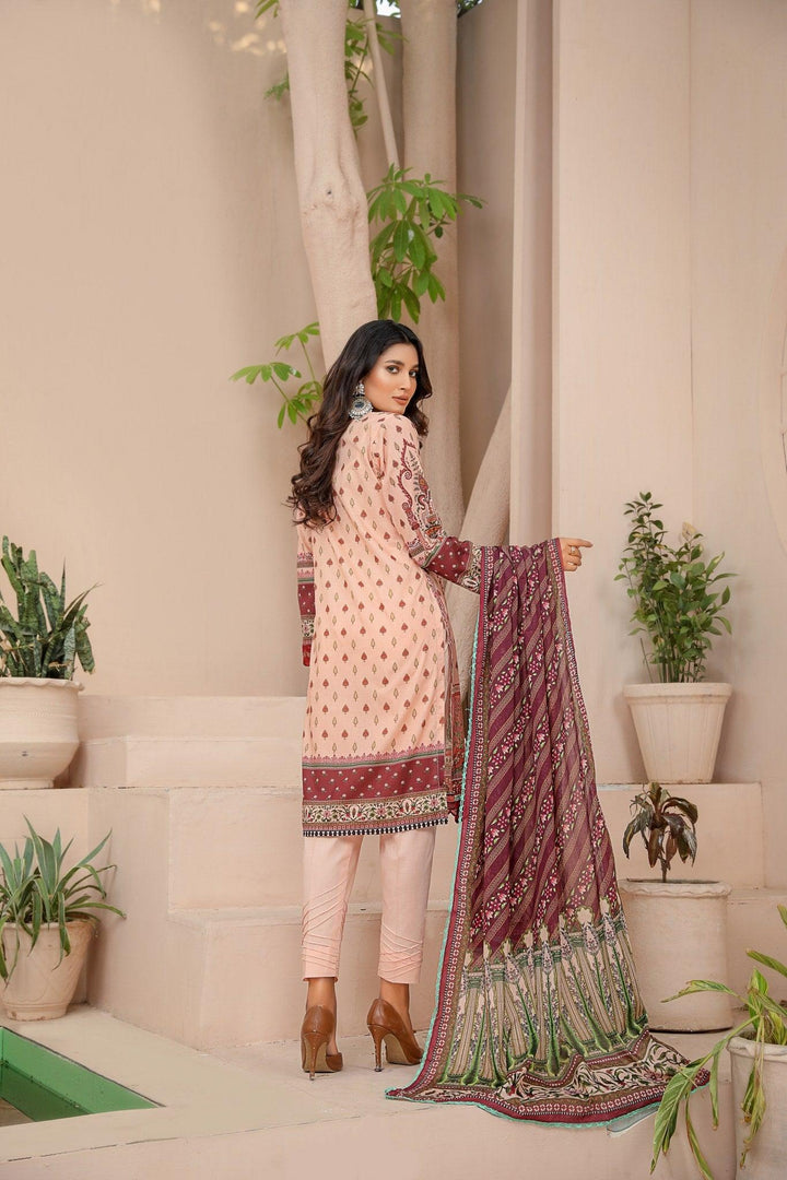 SPC-41 - SAFWA PRAHA COLLECTION 3 PIECE SUIT - Three Piece Suit-SAFWA -SAFWA Brand Pakistan online shopping for Designer Dresses | SAFWA | DRESS | DESIGN | DRESSES | PAKISTANI DRESSES