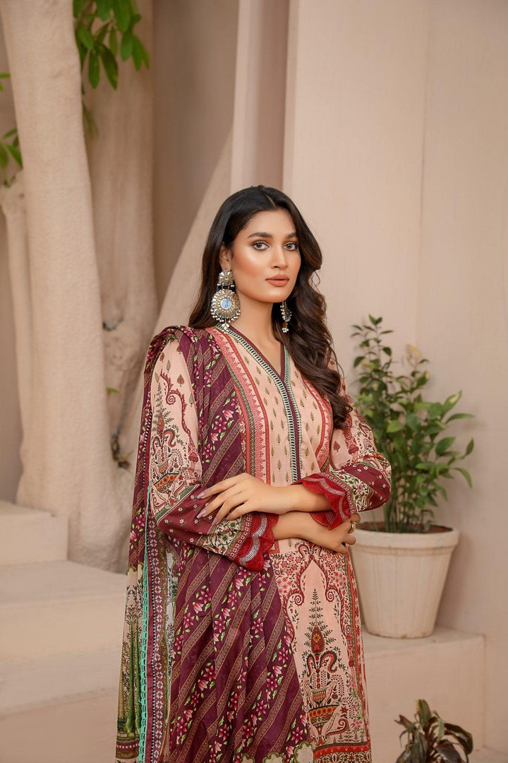SPC-41 - SAFWA PRAHA COLLECTION 3 PIECE SUIT - Three Piece Suit-SAFWA -SAFWA Brand Pakistan online shopping for Designer Dresses | SAFWA | DRESS | DESIGN | DRESSES | PAKISTANI DRESSES