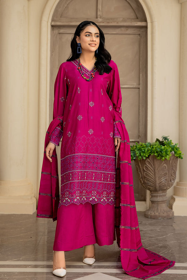 ASC-10 - SAFWA ASHLEY EMBROIDERED 3-PIECE COLLECTION VOL 01