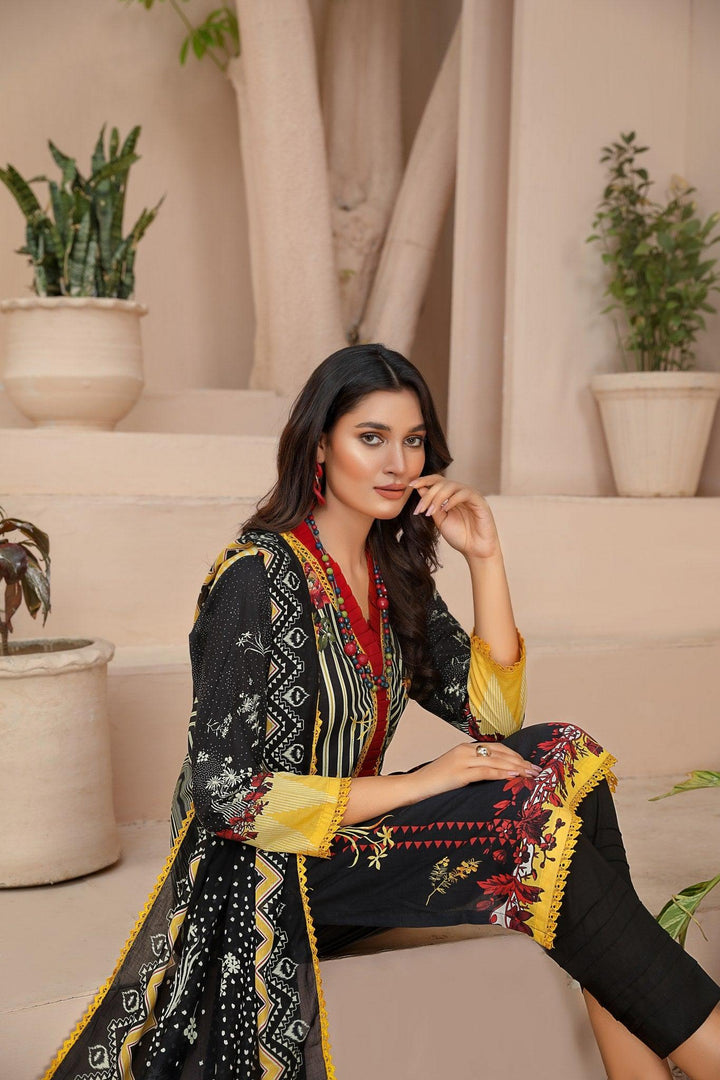 SPC-42 - SAFWA PRAHA COLLECTION 3 PIECE SUIT - Three Piece Suit-SAFWA -SAFWA Brand Pakistan online shopping for Designer Dresses | SAFWA | DRESS | DESIGN | DRESSES | PAKISTANI DRESSES