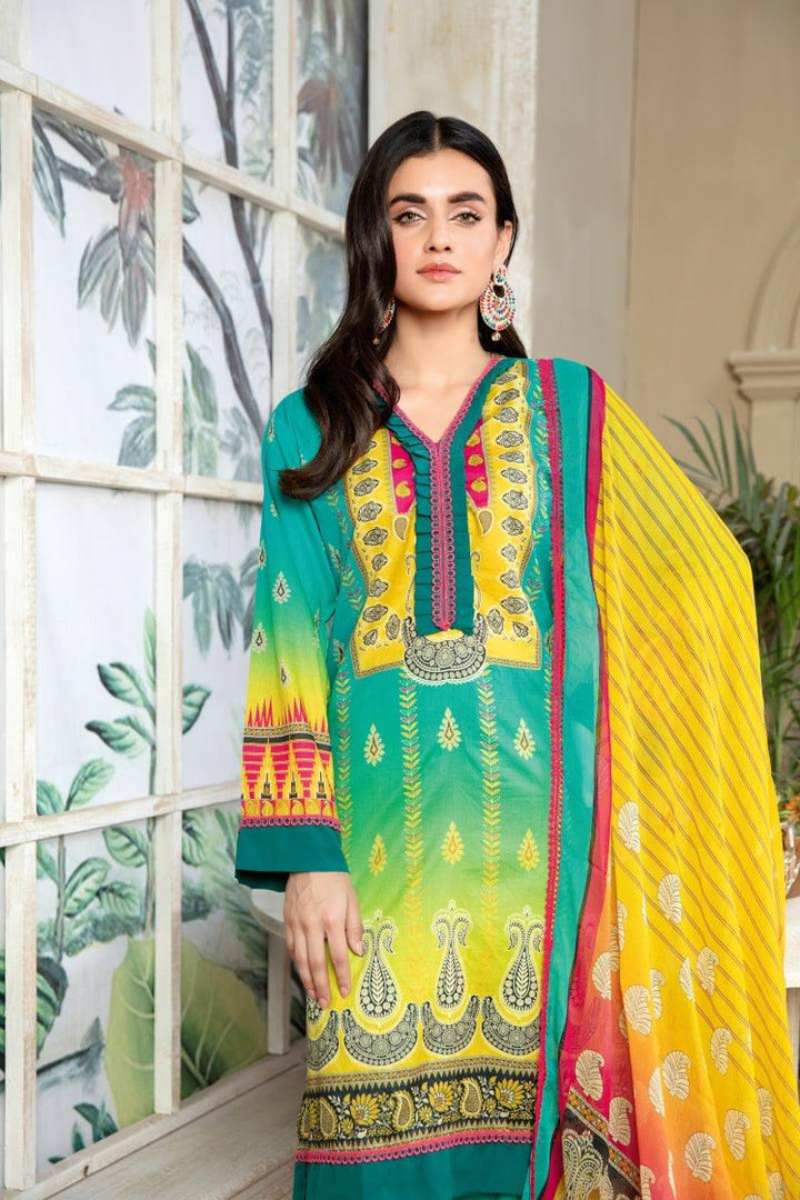 BL-46 - BELLA COLLECTION VOL 09 3 PIECE SUIT 2021-Three Piece Suit-SAFWA -SAFWA Brand Pakistan online shopping for Designer Dresses