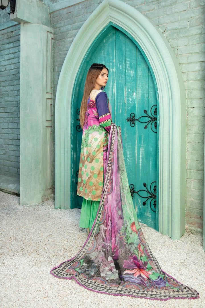 SM-46 - SAFWA EMBROIDERED 3-PIECE MODA COLLECTION 2021 -| SAFWA DRESS DESIGN | DRESSES | PAKISTANI DRESSES | SAFWA BRAND Pakistani online shopping for Designer Dresses