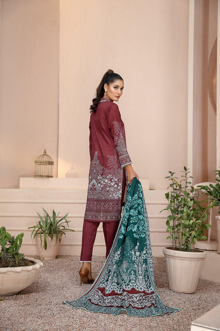 SPC-46 - SAFWA PRAHA COLLECTION 3 PIECE SUIT - Three Piece Suit-SAFWA -SAFWA Brand Pakistan online shopping for Designer Dresses | SAFWA | DRESS | DESIGN | DRESSES | PAKISTANI DRESSES