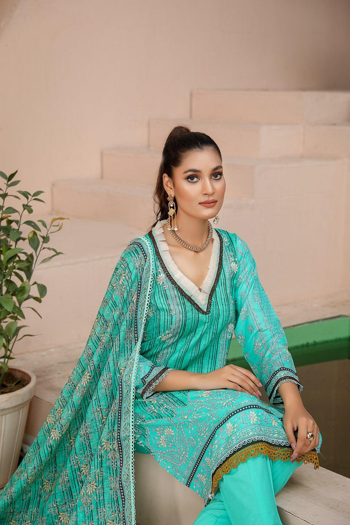 SPC-47 - SAFWA PRAHA COLLECTION 3 PIECE SUIT - Three Piece Suit-SAFWA -SAFWA Brand Pakistan online shopping for Designer Dresses | SAFWA | DRESS | DESIGN | DRESSES | PAKISTANI DRESSES