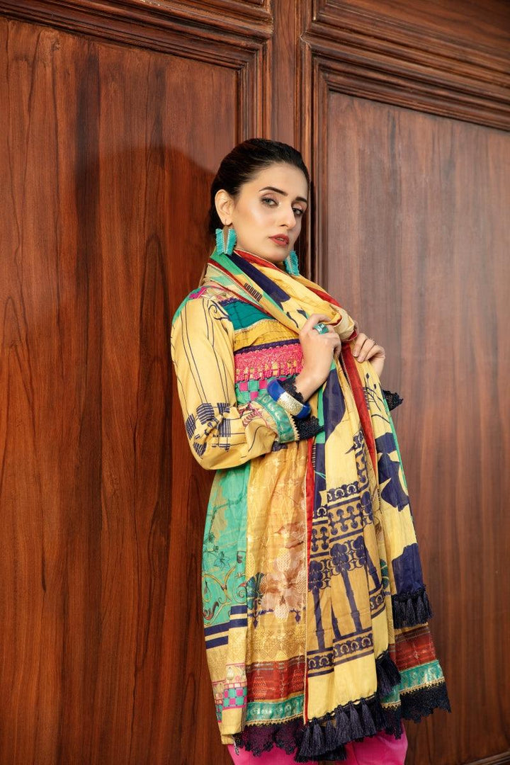 SM-47 - SAFWA EMBROIDERED 3-PIECE MODA COLLECTION 2021 -| SAFWA DRESS DESIGN | DRESSES | PAKISTANI DRESSES | SAFWA BRAND Pakistani online shopping for Designer Dresses