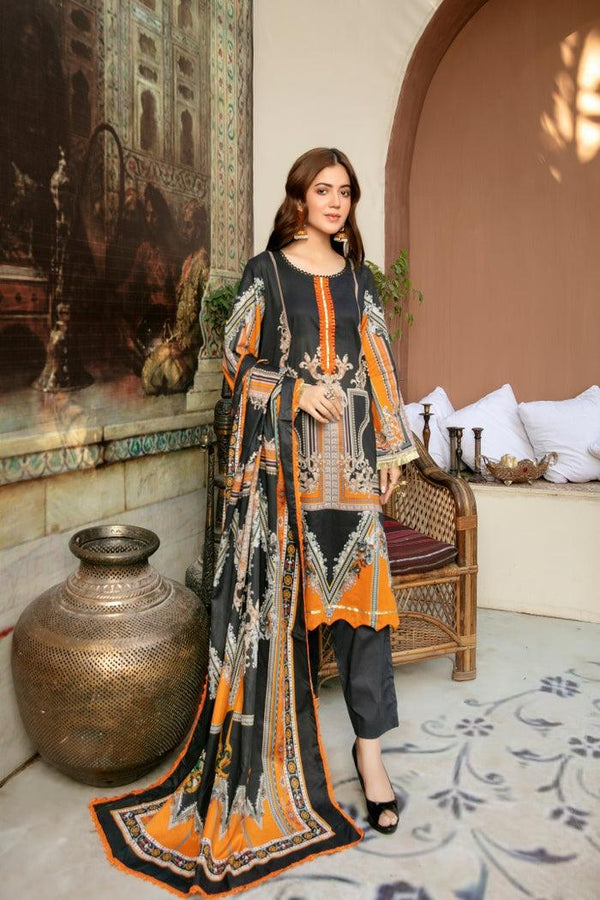 SPR-48 - SAFWA PRAHA COLLECTION 3 PIECE SUIT 2021 - Three Piece Suit-SAFWA -SAFWA Brand Pakistan online shopping for Designer Dresses| SAFWA| DRESS| DESIGN| DRESSES| PAKISTANI DRESSES