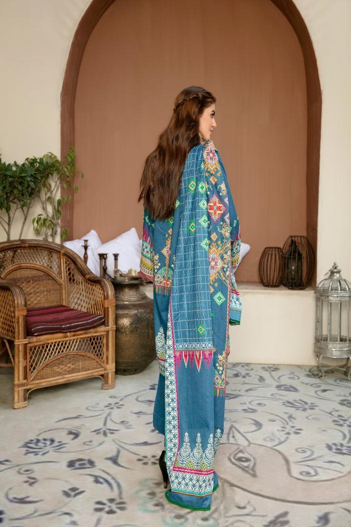 SPR-49 - SAFWA PRAHA COLLECTION 3 PIECE SUIT 2021 - Three Piece Suit-SAFWA -SAFWA Brand Pakistan online shopping for Designer Dresses| SAFWA| DRESS| DESIGN| DRESSES| PAKISTANI DRESSES