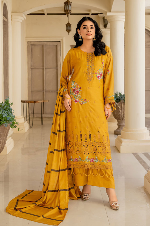 ASC-01 - SAFWA ASHLEY EMBROIDERED 3-PIECE COLLECTION VOL 01