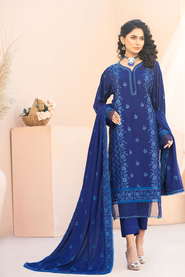 VCS-02 - SAFWA VINCA EMBROIDERED 3-PIECE COLLECTION VOL 01
