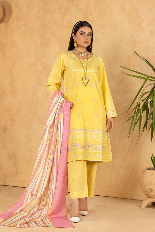 SEC-73 - SAFWA ETSY 3-PIECE EMBROIDERED COLLECTION VOL 06