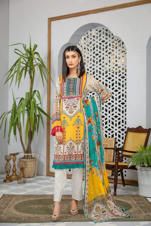 SBC-05 - BELLA COLLECTION VOL 1 3-PIECE SUIT 2022 - Three Piece Suit-SAFWA -SAFWA Brand Pakistan online shopping for Designer Dresses