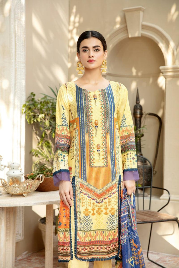 BL-50 - BELLA COLLECTION VOL 09 3 PIECE SUIT 2021-Three Piece Suit-SAFWA -SAFWA Brand Pakistan online shopping for Designer Dresses