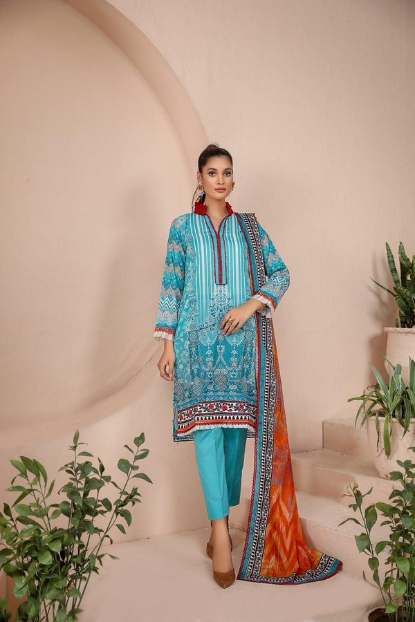 SPC-50 - SAFWA PRAHA COLLECTION 3 PIECE SUIT - Three Piece Suit-SAFWA -SAFWA Brand Pakistan online shopping for Designer Dresses | SAFWA | DRESS | DESIGN | DRESSES | PAKISTANI DRESSES