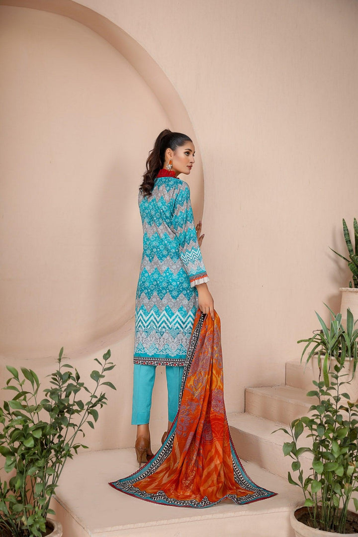 SPC-50 - SAFWA PRAHA COLLECTION 3 PIECE SUIT - Three Piece Suit-SAFWA -SAFWA Brand Pakistan online shopping for Designer Dresses | SAFWA | DRESS | DESIGN | DRESSES | PAKISTANI DRESSES