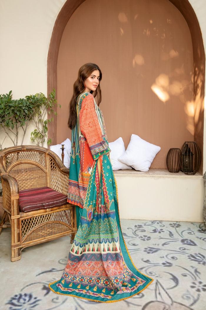 SPR-58 - SAFWA PRAHA COLLECTION 3 PIECE SUIT 2021 - Three Piece Suit-SAFWA -SAFWA Brand Pakistan online shopping for Designer Dresses| SAFWA| DRESS| DESIGN| DRESSES| PAKISTANI DRESSES