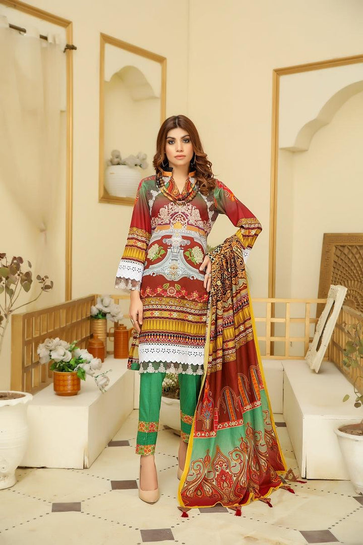 SPR-61 - SAFWA PRAHA COLLECTION 3 PIECE SUIT 2021 - Three Piece Suit-SAFWA -SAFWA Brand Pakistan online shopping for Designer Dresses| SAFWA| DRESS| DESIGN| DRESSES| PAKISTANI DRESSES