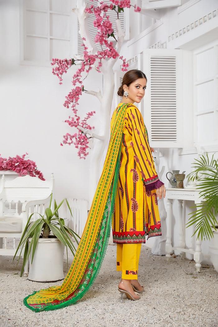 BL-61 - BELLA COLLECTION VOL 10 3 PIECE SUIT 2021-Three Piece Suit-SAFWA -SAFWA Brand Pakistan online shopping for Designer Dresses