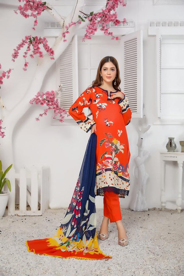 BL-62 - BELLA COLLECTION VOL 10 3 PIECE SUIT 2021-Three Piece Suit-SAFWA -SAFWA Brand Pakistan online shopping for Designer Dresses