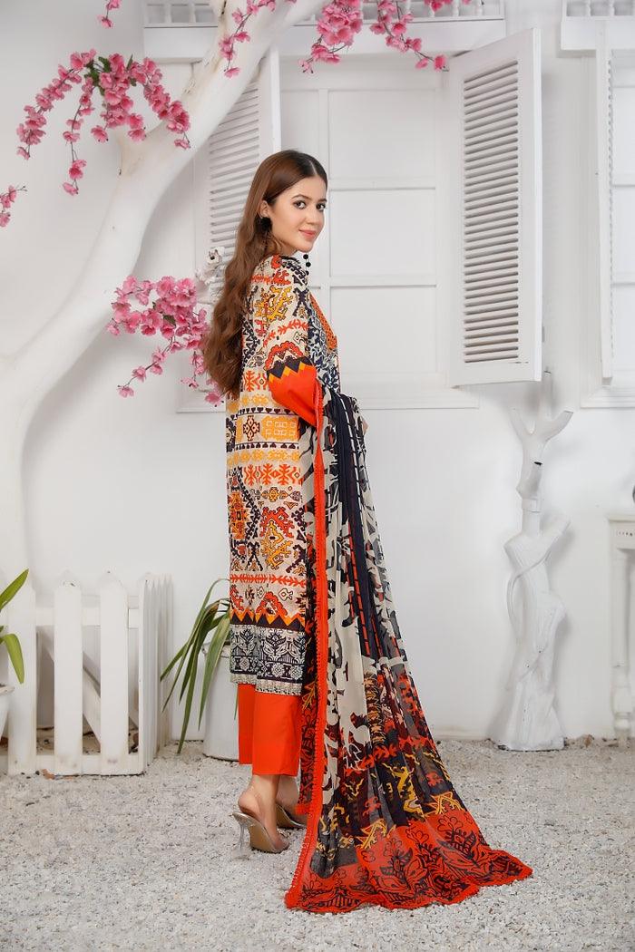 BL-63 - BELLA COLLECTION VOL 10 3 PIECE SUIT 2021-Three Piece Suit-SAFWA -SAFWA Brand Pakistan online shopping for Designer Dresses