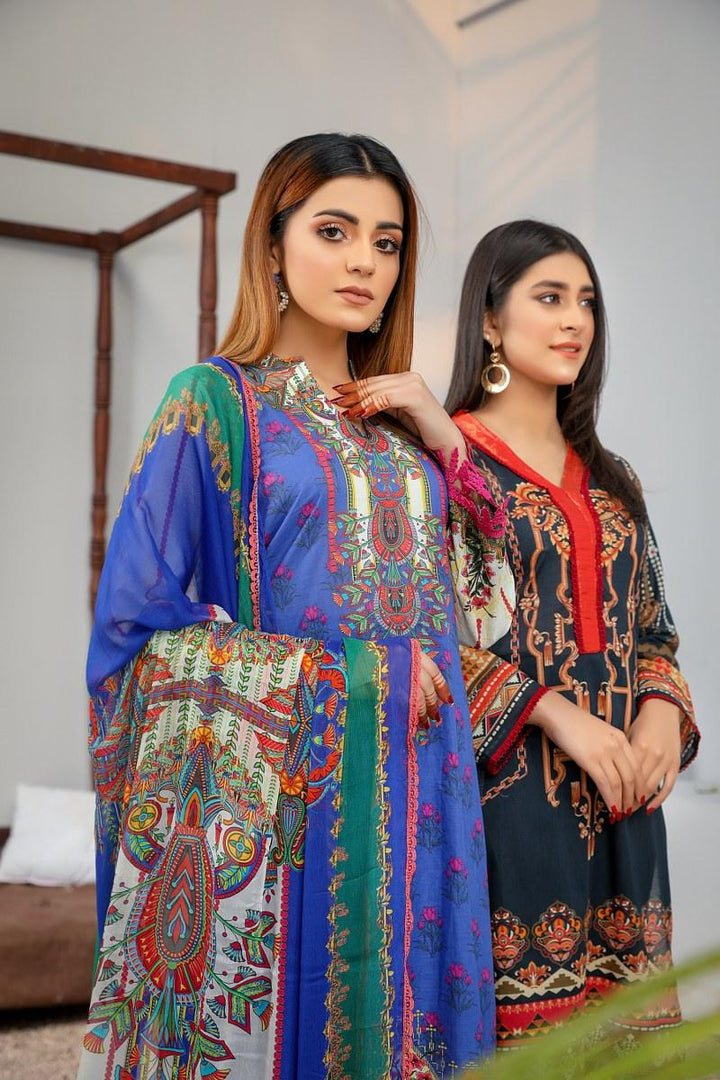 SBC-07 - BELLA COLLECTION VOL 1 3-PIECE SUIT 2022 - Three Piece Suit-SAFWA -SAFWA Brand Pakistan online shopping for Designer Dresses