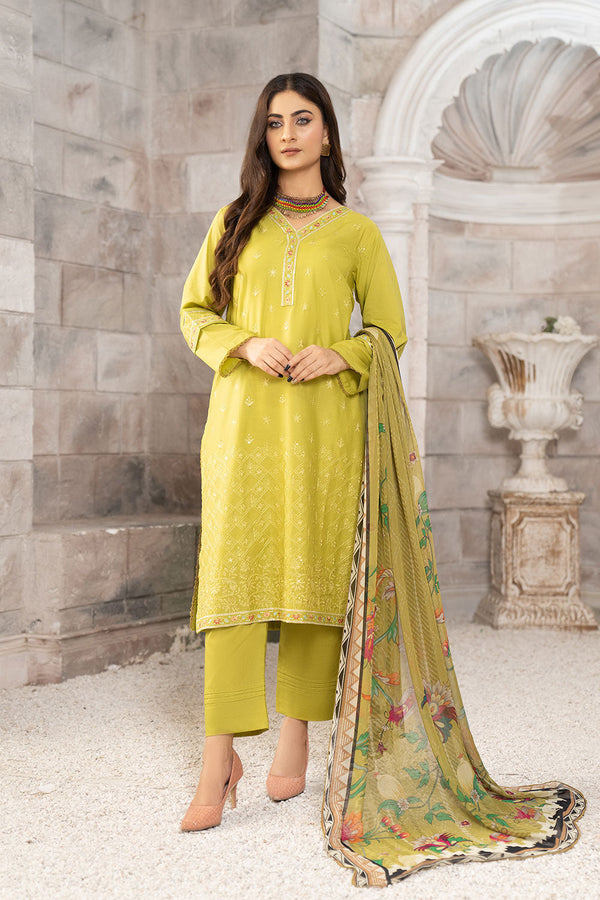 CCS-02 - SAFWA CRYSTAL CAMBRIC 3-PIECE EMBROIDERED COLLECTION VOL 01