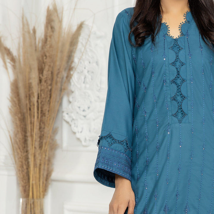 SSW-08 - SAFWA ASTER EMBROIDERED WOOL SHIRT COLLECTION VOL 01 - SAFWA Brand