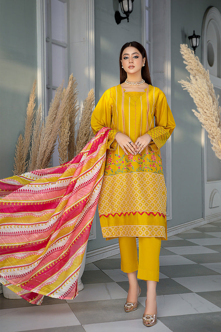 SEC-37 - SAFWA ETSY 3-PIECE EMBROIDERED COLLECTION VOL 03