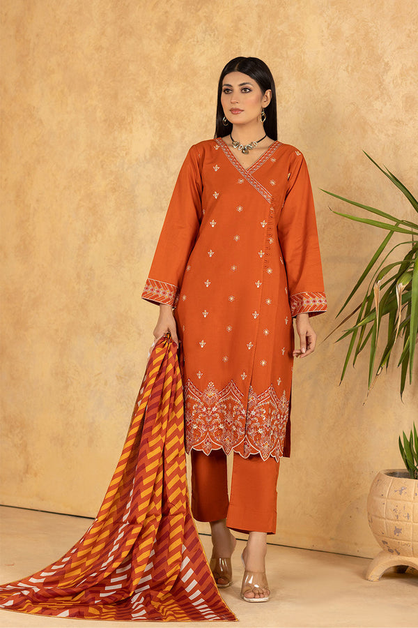 SEC-74 - SAFWA ETSY 3-PIECE EMBROIDERED COLLECTION VOL 06